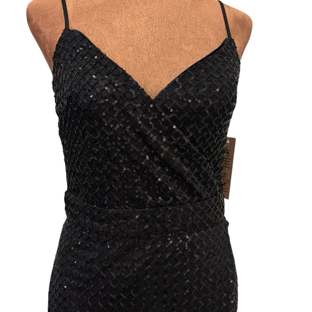 NWT 🖤 Sequin Midi Dress Nanette Lepore - size 4 - elegant and chic